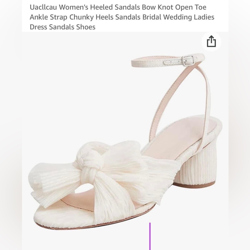 Wedding sandals, heels